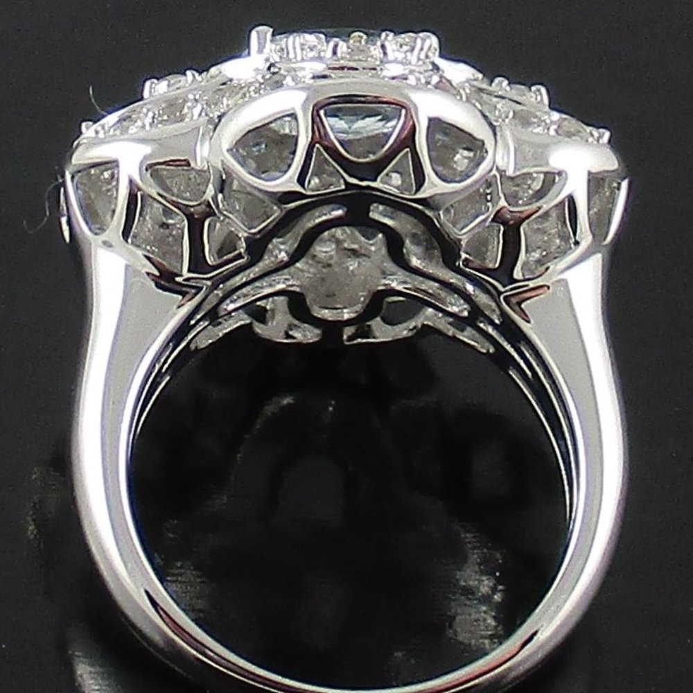 Victoria Wieck 1.85ct Aquamarine & Gemstone Ring - Picture 7 of 7